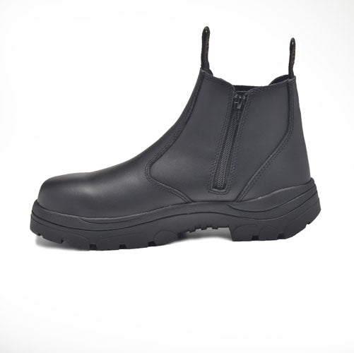 390BZN | Non Safety Black Side Elastic Boot + Zip