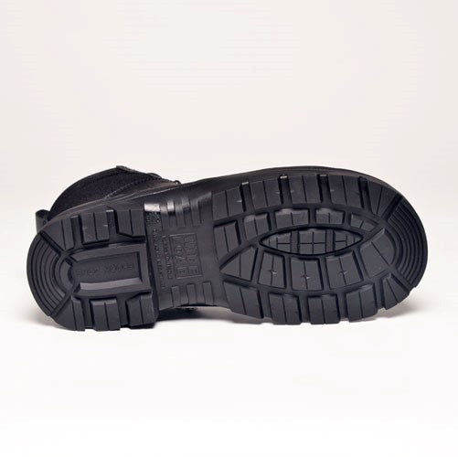 590BZN | Non Safety Black Side Zip Lace Boot (15cm)